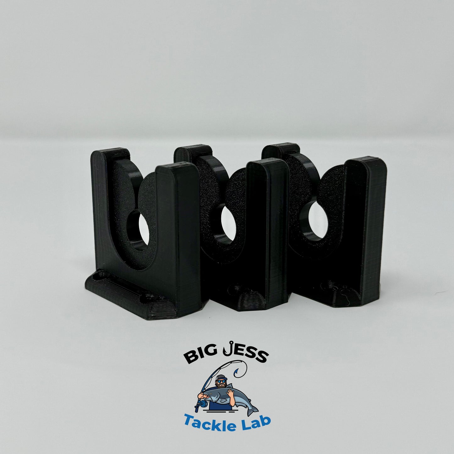 Big Jess's LockJaw Rod Holder™ White/Black