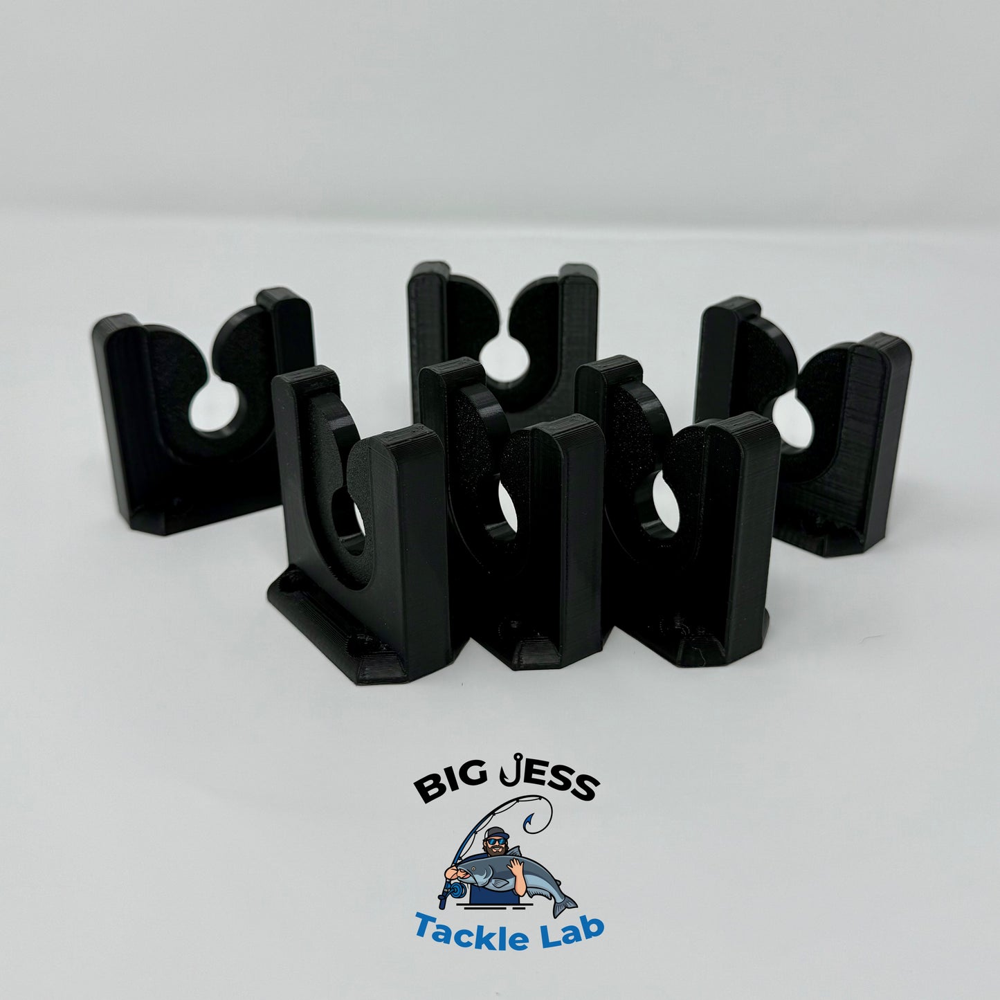 Big Jess's LockJaw Rod Holder™ White/Black