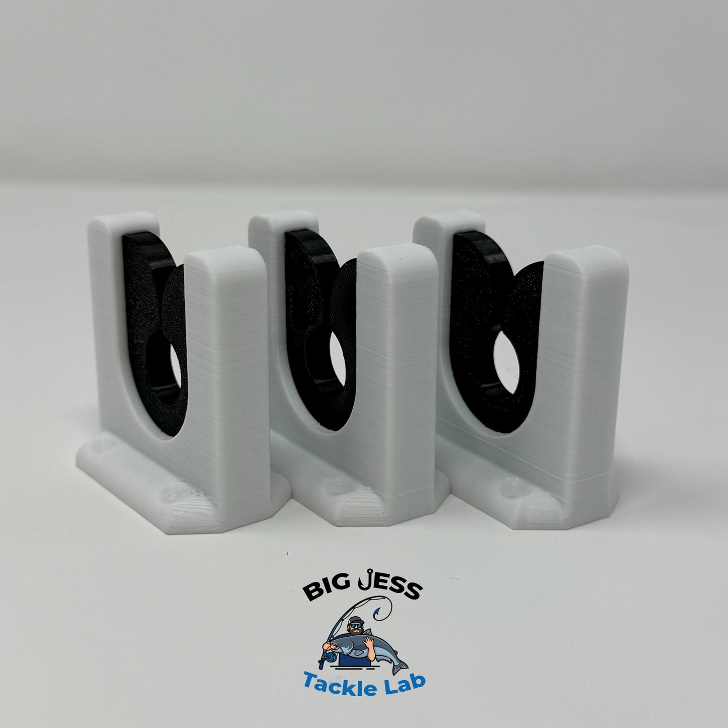 Big Jess's LockJaw Rod Holder™ White/Black